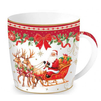 R2S Χριστουγεννιάτικη Κούπα Christmas Heritage Fire Σε Μεταλλικό Κουτί 350ml