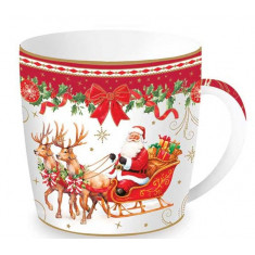 R2S Χριστουγεννιάτικη Κούπα Christmas Heritage Fire Σε Μεταλλικό Κουτί 350ml