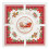 R2S Χριστουγεννιάτικη Πιατέλα Πορσελάνης Christmas Heritage Τετράγωνη 25cm