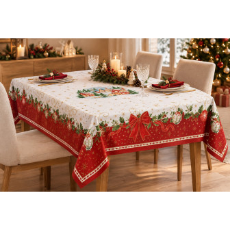R2S Χριστουγεννιάτικο Τραπεζομάντηλο Christmas Heritage 145X250cm