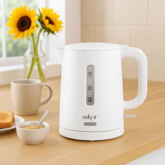 Βραστήρας Ηλεκτρικός Λευκός Ματ 1LT 1100W