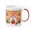 Χριστουγεννιάτικη Κούπα Πορσελάνης Gingerbread House Red 350ml