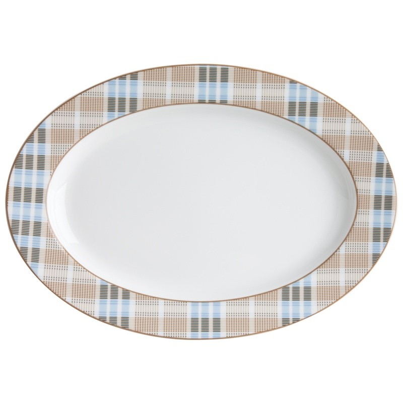 Πιατέλα Οβαλ Πορσελάνης Picnic 36cm Basic Ionia