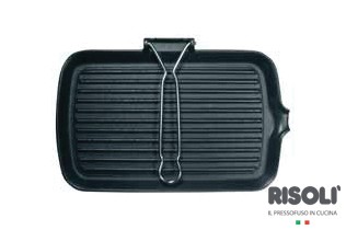 Γκριλιέρα ψησίματος από μαντέμι Saporella 23cm x 36cm Risoli