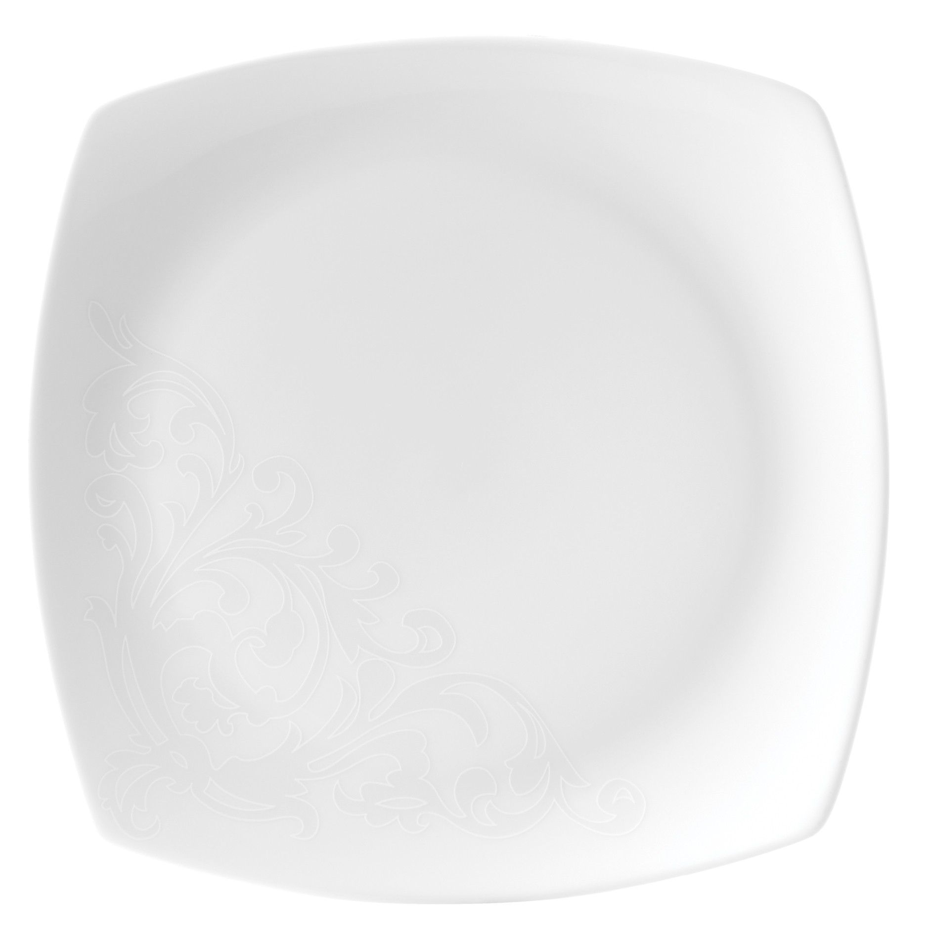 Πιάτο Ρηχό Τετράγωνο Σετ 6Τμχ Romance 26cm Ionia