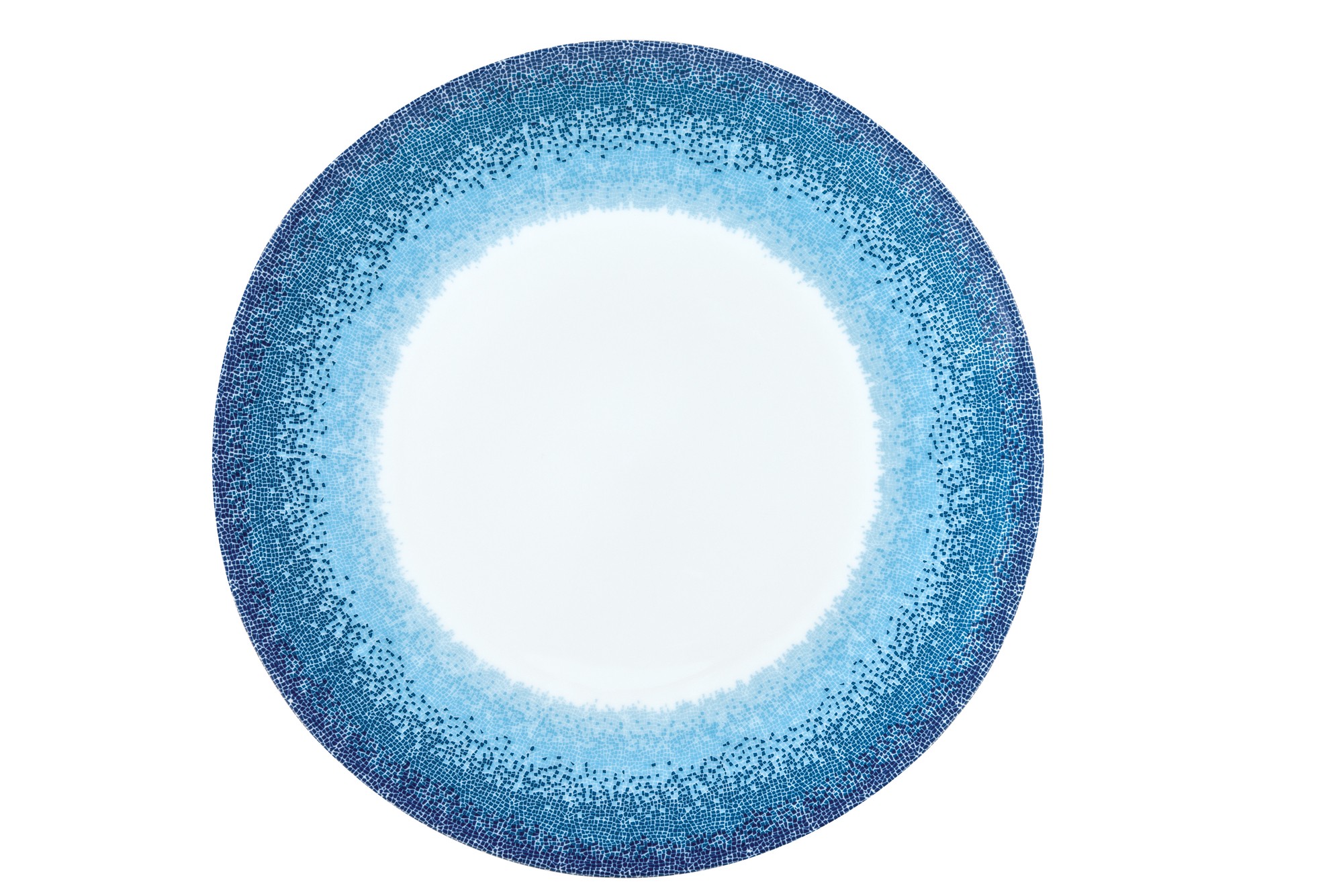 Πιάτο Ρηχό Πορσελάνης Σετ 6Τμχ Apeiron Blue 27cm Ionia