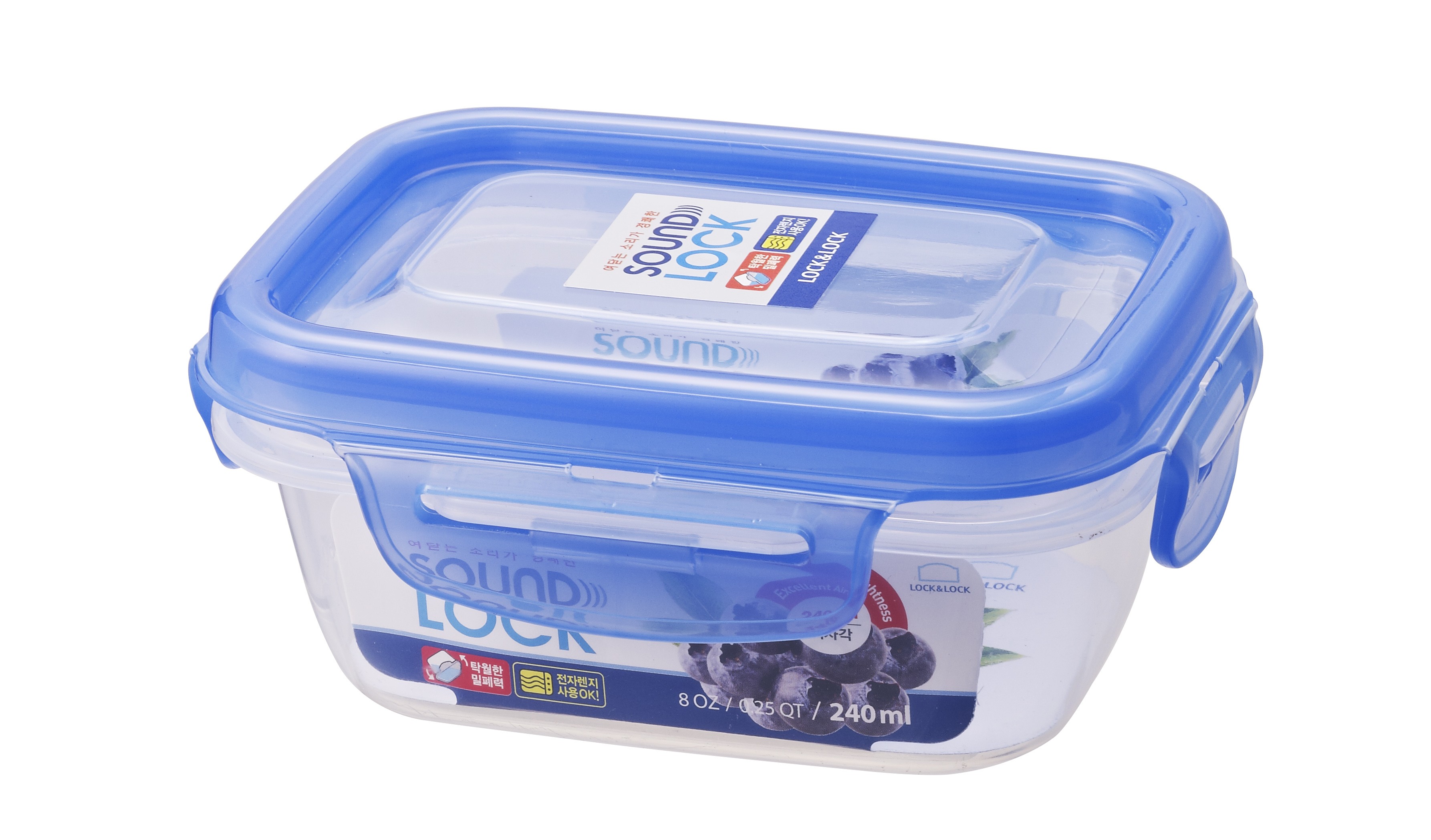 Lock & Lock Δοχείο Τροφίμων Ορθογώνιο 240ML Bpa Free