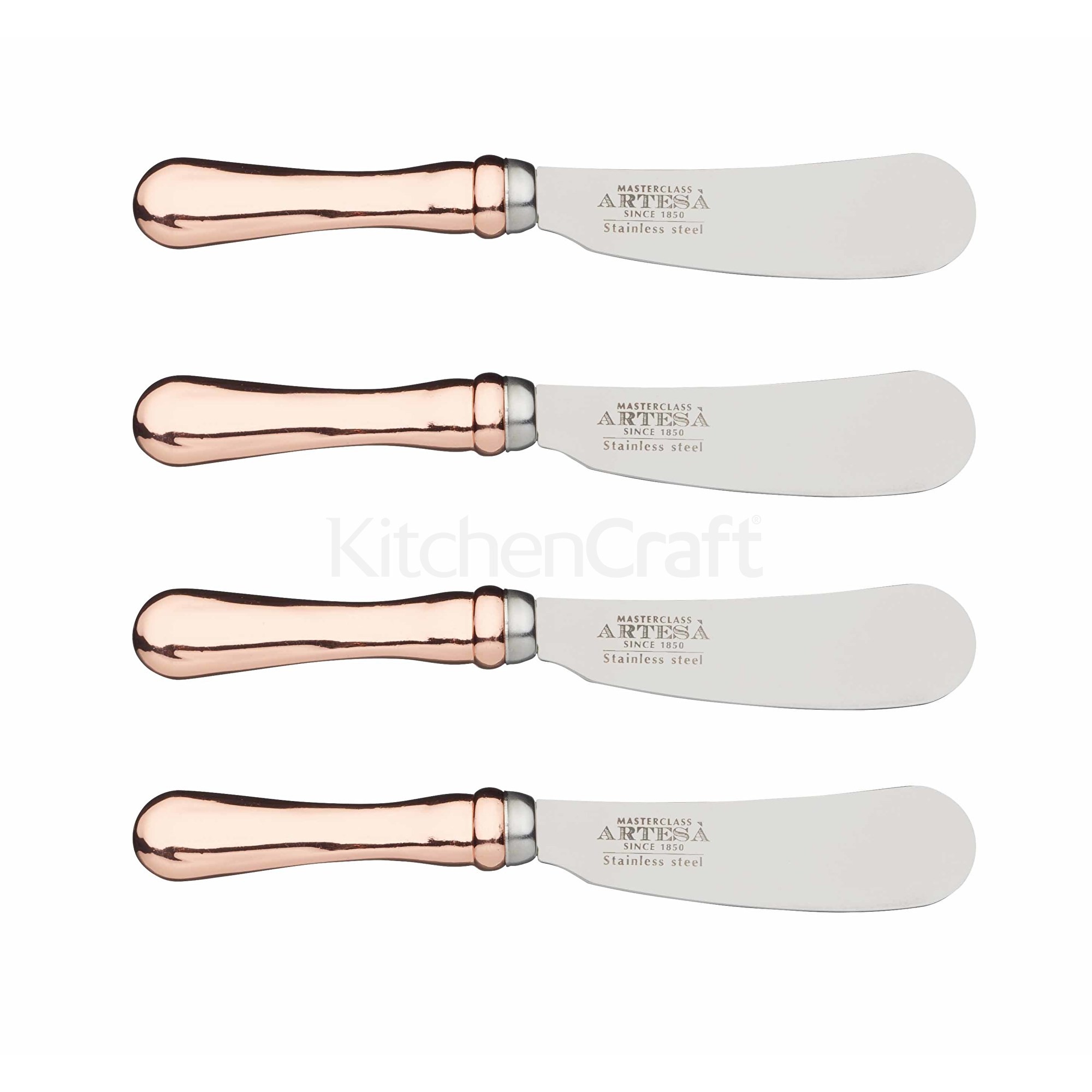 Μαχαιράκια Artesa Σετ 4τμχ. Βουτύρου Ανοξείδωτα Kitchencraft